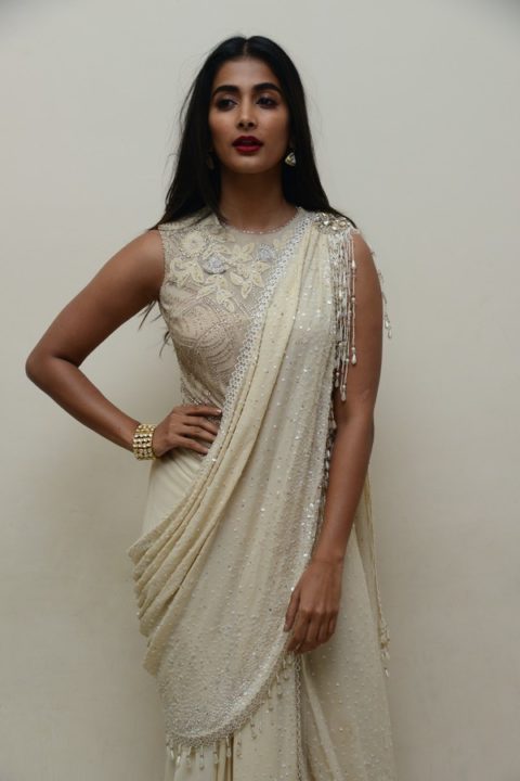 Pooja Hegde at Valmiki Pre-Release