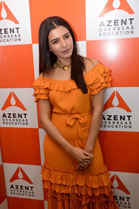 Samantha Akkineni at Azent Hyderabad Center Launch