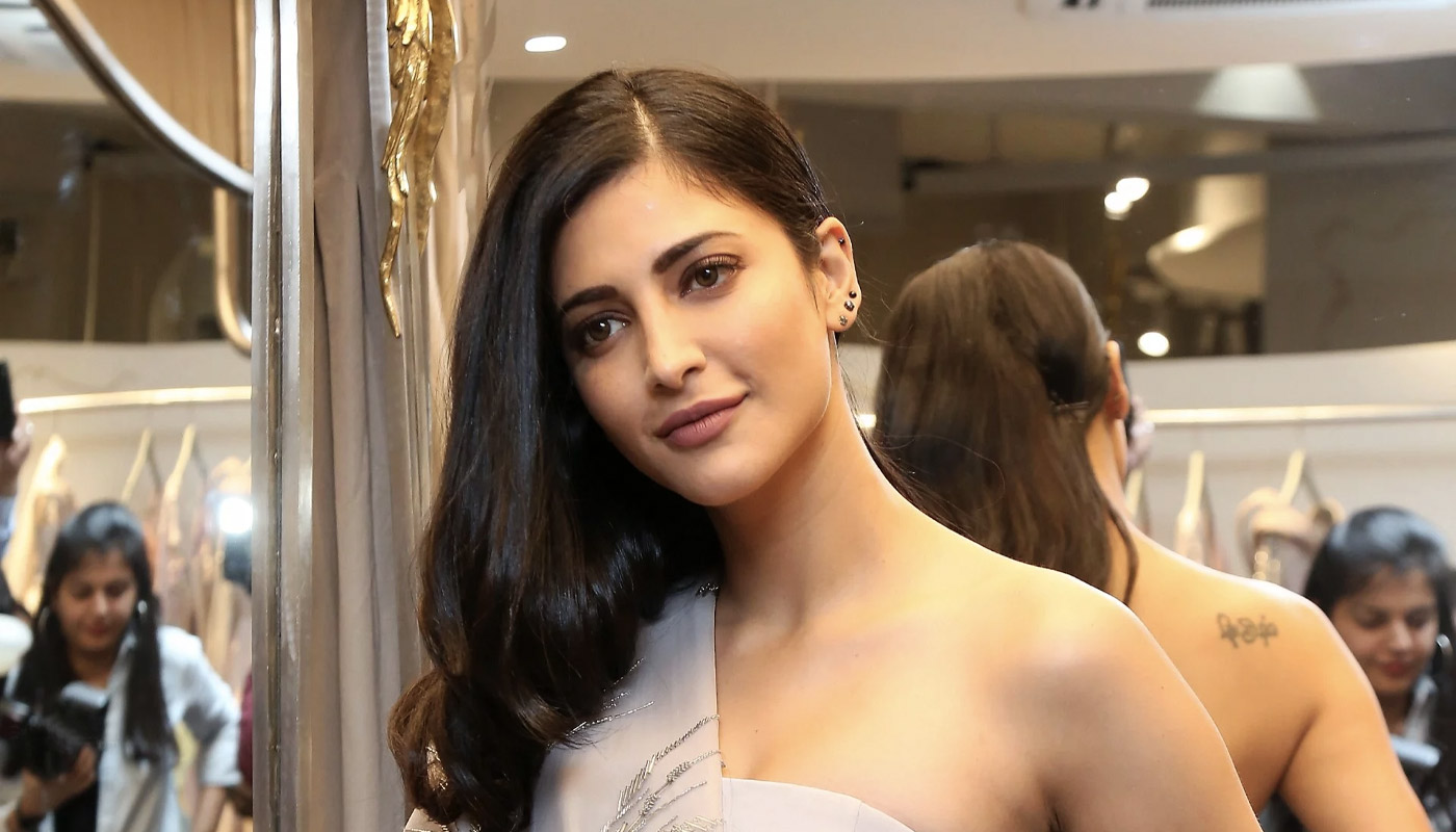 Shruti Haasan at Gaurav Gupta Fashion Store Launch