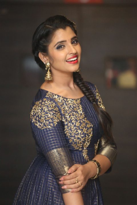 Anchor Syamala at Marshal Pre-Release Event