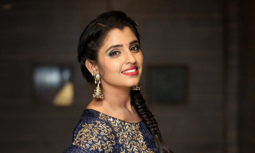 Anchor Syamala at Marshal Pre-Release Event