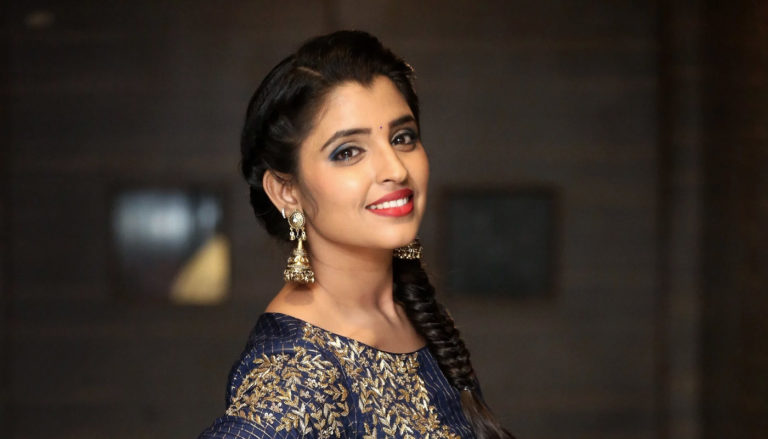Anchor Syamala at Marshal Pre-Release Event