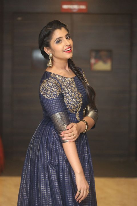 Anchor Syamala at Marshal Pre-Release Event