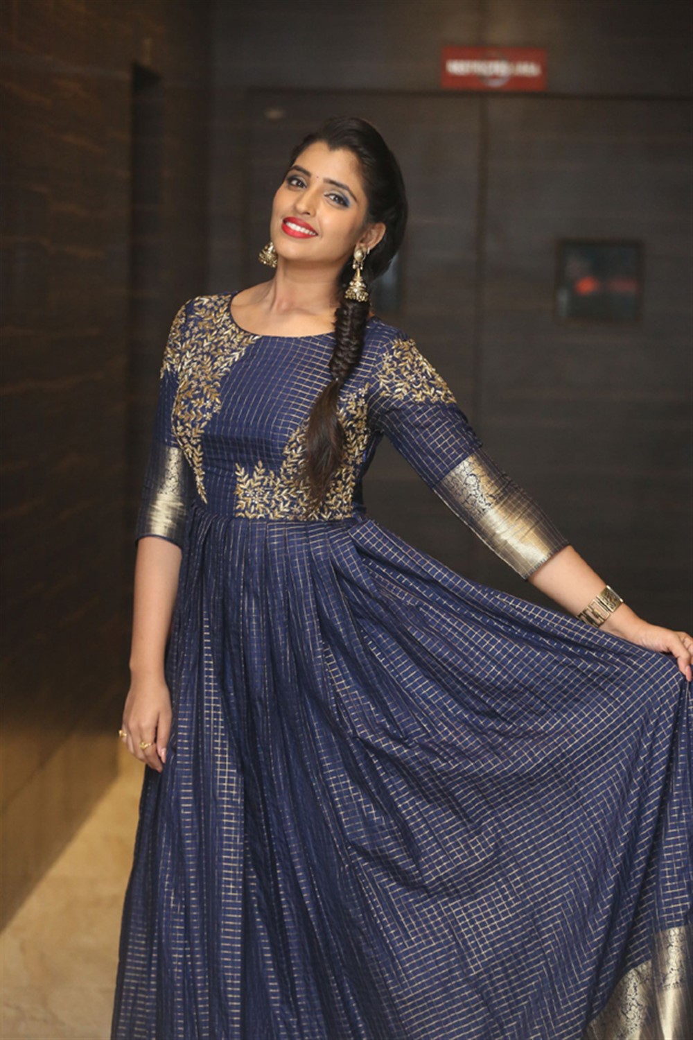 Anchor Syamala at Marshal Pre-Release Event - South Indian Actress