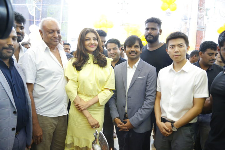 Kajal Aggarwal launches Happi Mobiles at Vizag