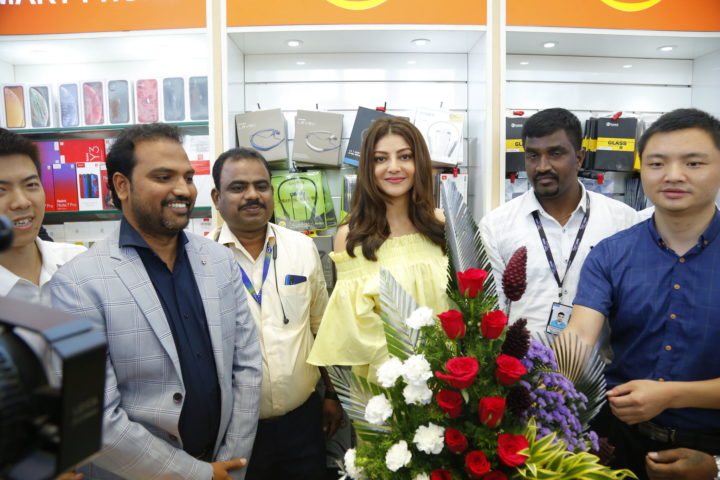 Kajal Aggarwal launches Happi Mobiles at Vizag