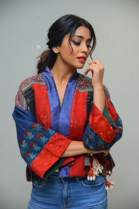 Shriya Saran at Raja Vaaru Rani Gaaru Press Meet