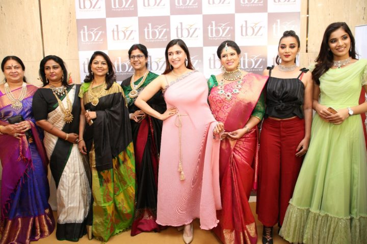 Mannara Chopra, Sanghavi, Hari Teja, Bhanu Sri, Nandini Rai, Pranali Sanjay Bhalero unveils TBZ- The Original Its Festive Collection