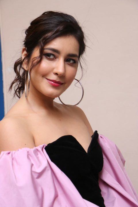 Raashi Khanna photos at Prati Roju Pandage movie Song Launch