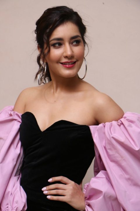 Raashi Khanna photos at Prati Roju Pandage movie Song Launch