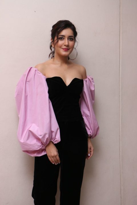 Raashi Khanna photos at Prati Roju Pandage movie Song Launch