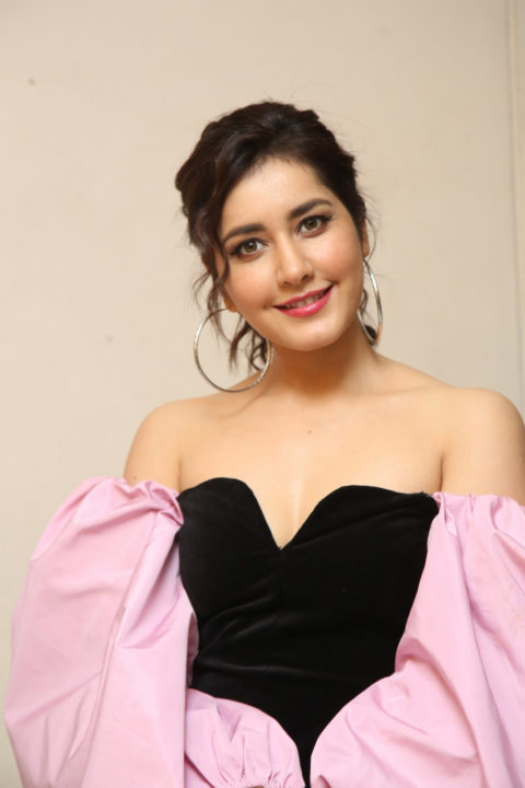 Raashi Khanna photos at Prati Roju Pandage movie Song Launch