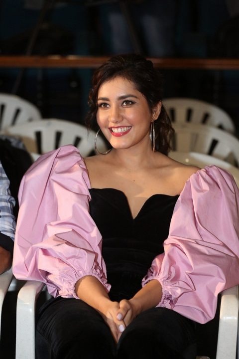 Raashi Khanna photos at Prati Roju Pandage movie Song Launch