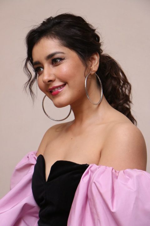 Raashi Khanna photos at Prati Roju Pandage movie Song Launch