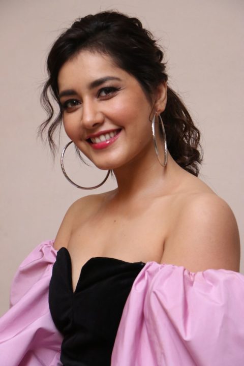 Raashi Khanna photos at Prati Roju Pandage movie Song Launch