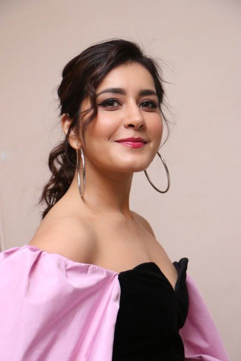 Raashi Khanna photos at Prati Roju Pandage movie Song Launch