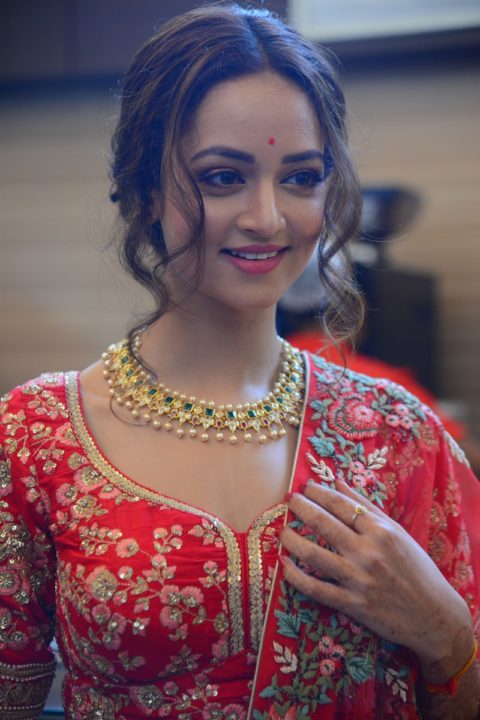 Shanvi Srivastava at Athade Srimannarayana Trailer Launch