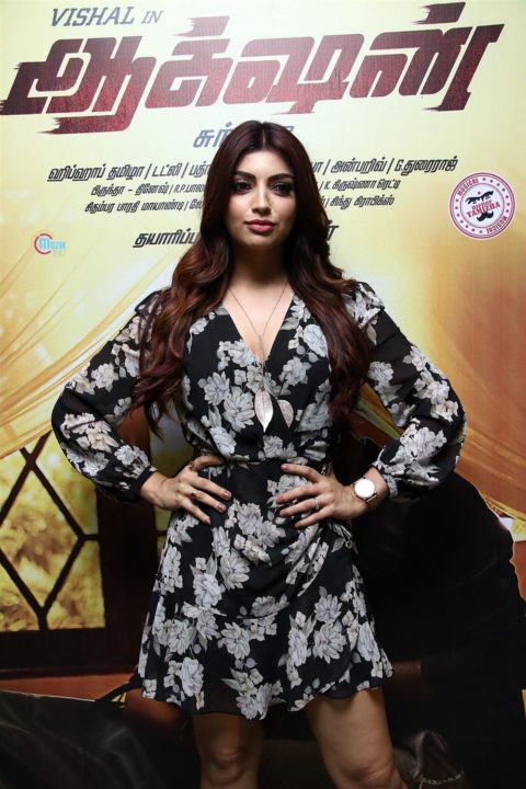 Akanksha Puri Photos at Action Movie Press Meet