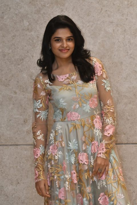 Harshitha Chowdary at Tholu Bommalata Movie Pre-Release Event