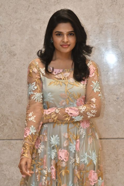 Harshitha Chowdary at Tholu Bommalata Movie Pre-Release Event