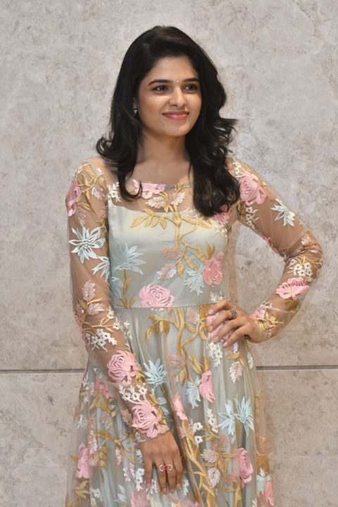 Harshitha Chowdary at Tholu Bommalata Movie Pre-Release Event