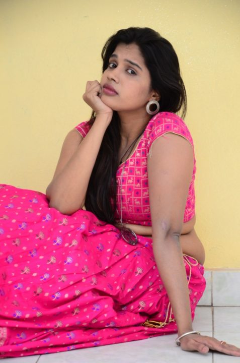 Shylaja N navel stills at Mera Dosth Movie Teaser Launch