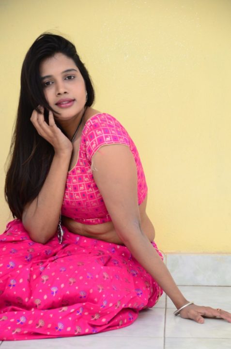 Shylaja N navel stills at Mera Dosth Movie Teaser Launch