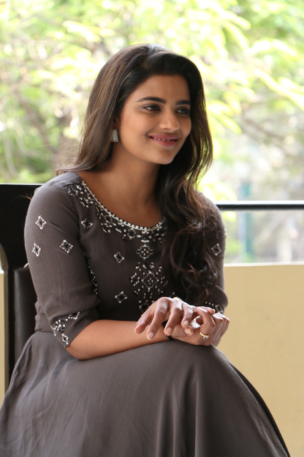 Aishwarya Rajesh stills at Vaanam Kottattum movie interview