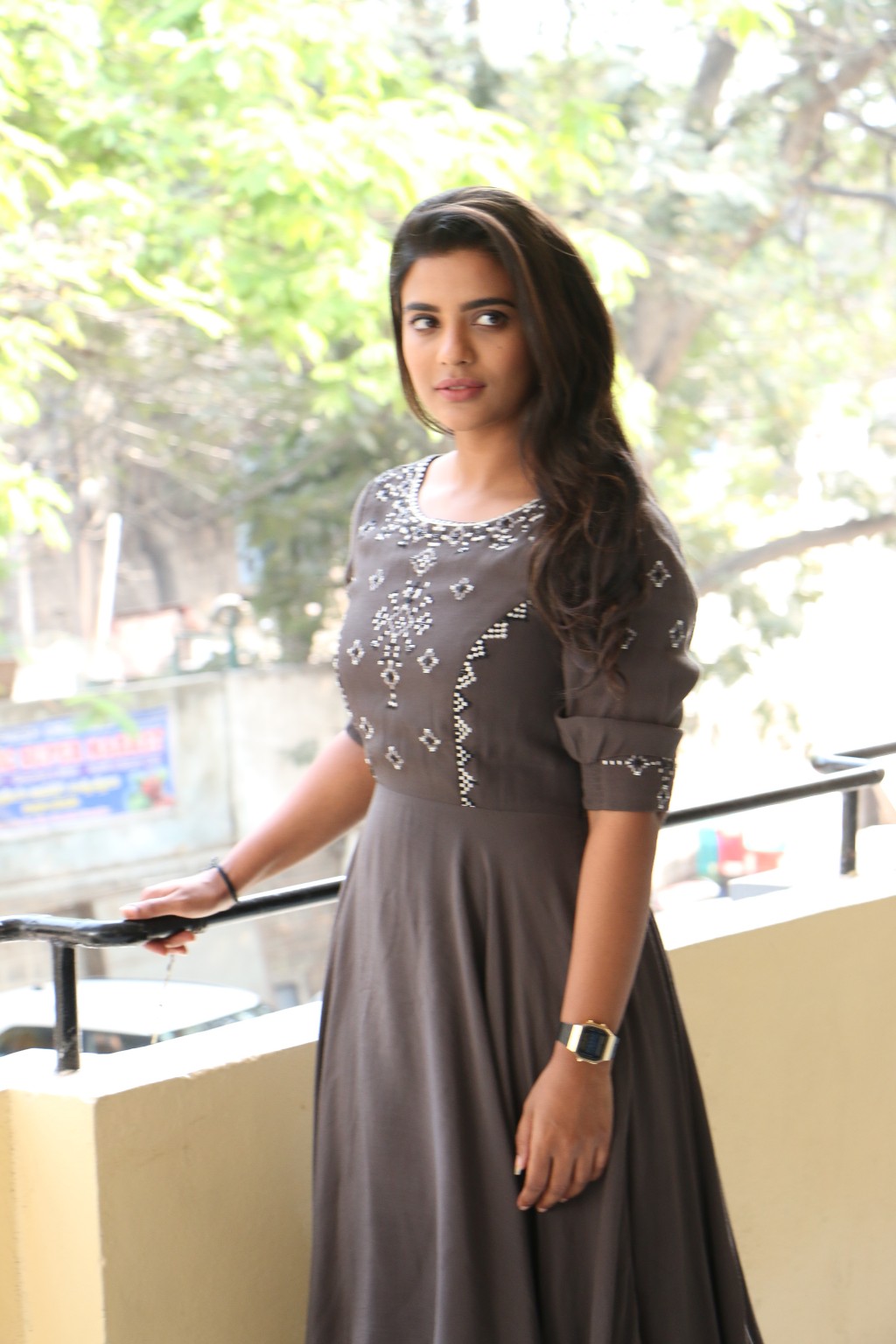 Aishwarya Rajesh stills at Vaanam Kottattum movie interview