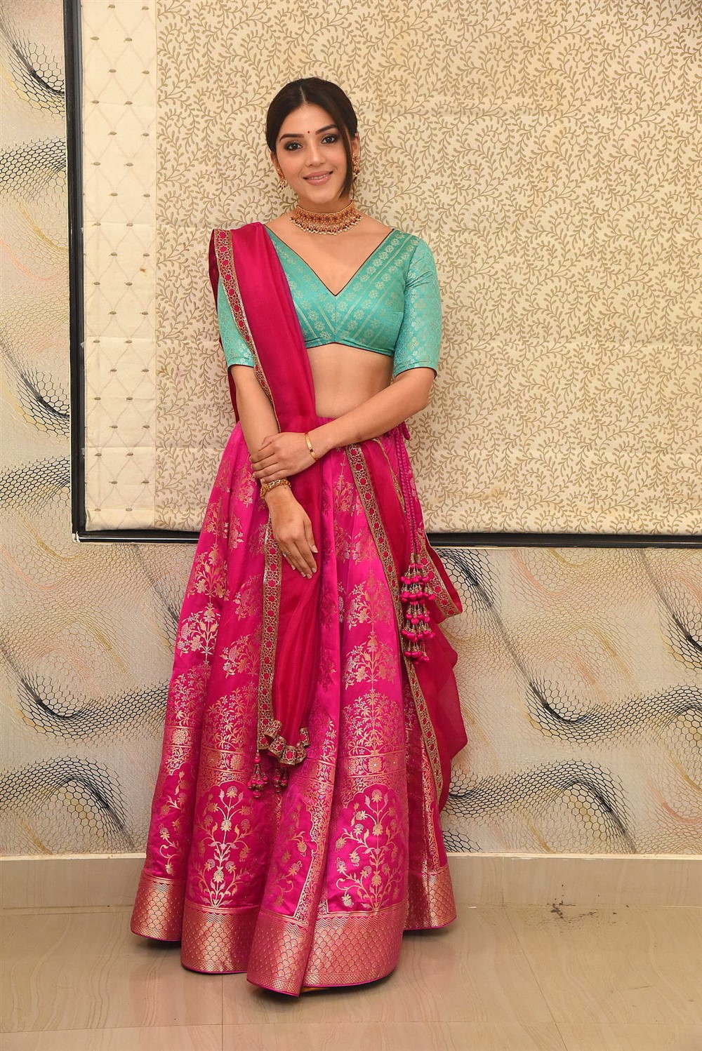 Mehreen Pirzada stills at Aswathama Audio Launch