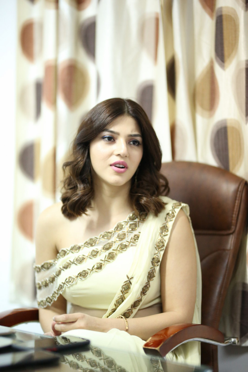 Mehreen Pirzadaa at Entha Manchivaadavura Movie Interview