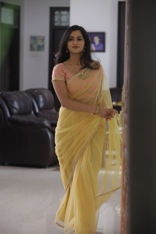 Neha Krishna saree pics from Valliddari Madhya movie