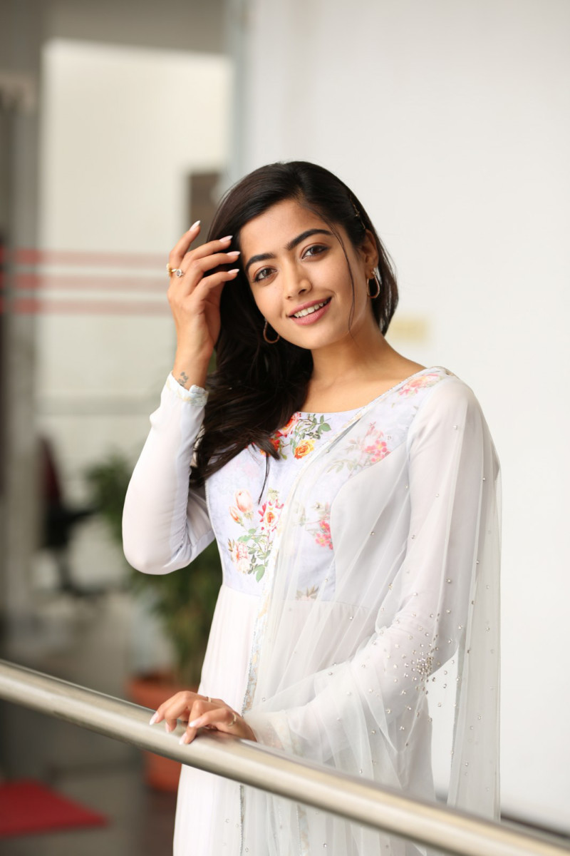 Rashmika Mandana at Sarileru Neekevvaru Movie Interview