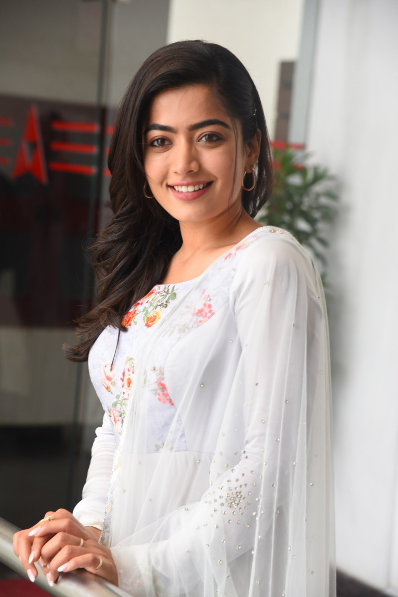 Rashmika Mandana at Sarileru Neekevvaru Movie Interview