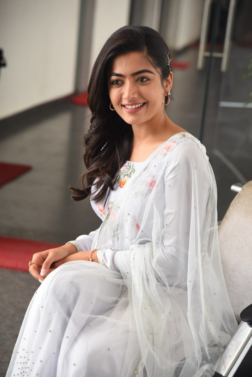 Rashmika Mandana at Sarileru Neekevvaru Movie Interview