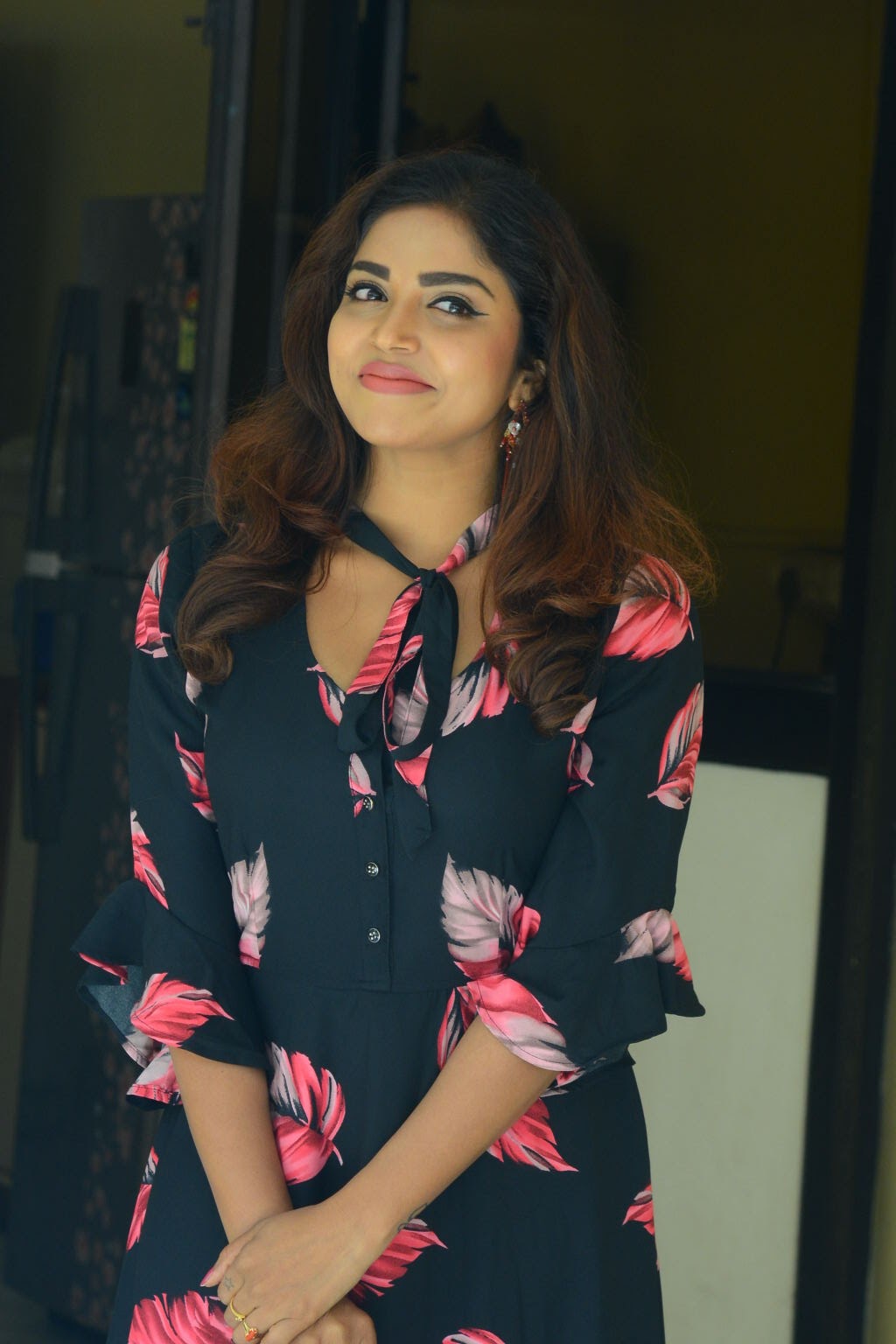 Karunya Chowdary at 3 Monkeys Movie Press Meet