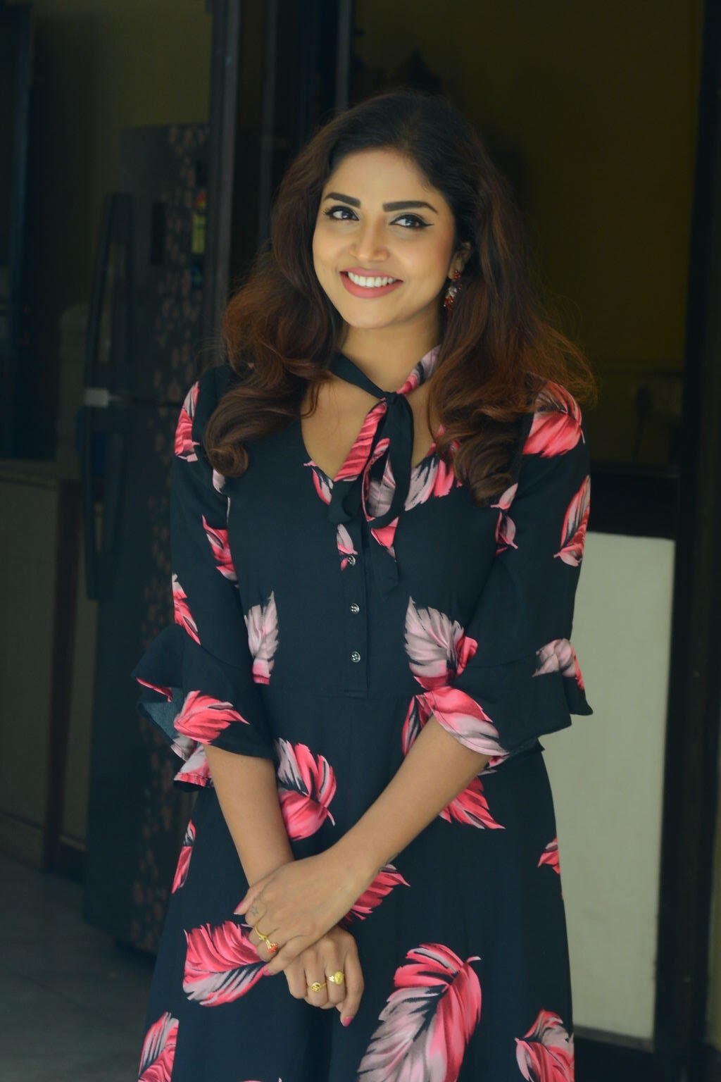 Karunya Chowdary at 3 Monkeys Movie Press Meet