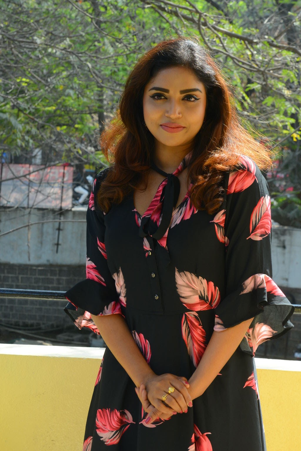 Karunya Chowdary at 3 Monkeys Movie Press Meet