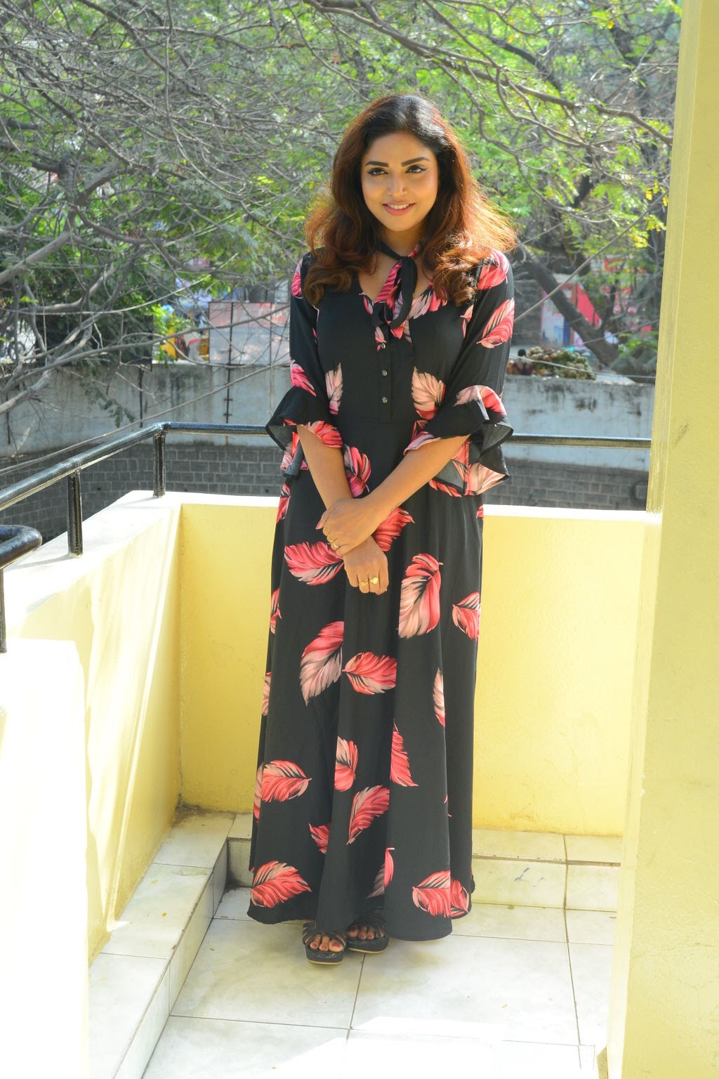 Karunya Chowdary at 3 Monkeys Movie Press Meet