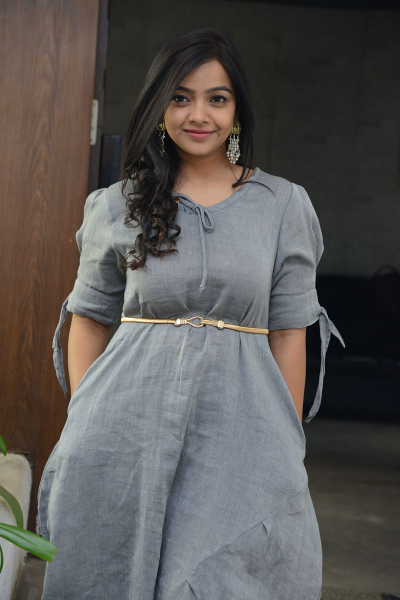 Nitya Shetty stills at O Pitta Katha movie press meet