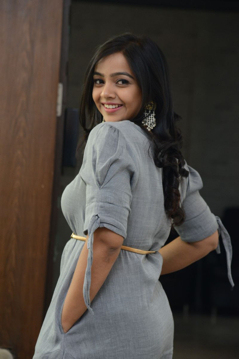 Nitya Shetty stills at O Pitta Katha movie press meet