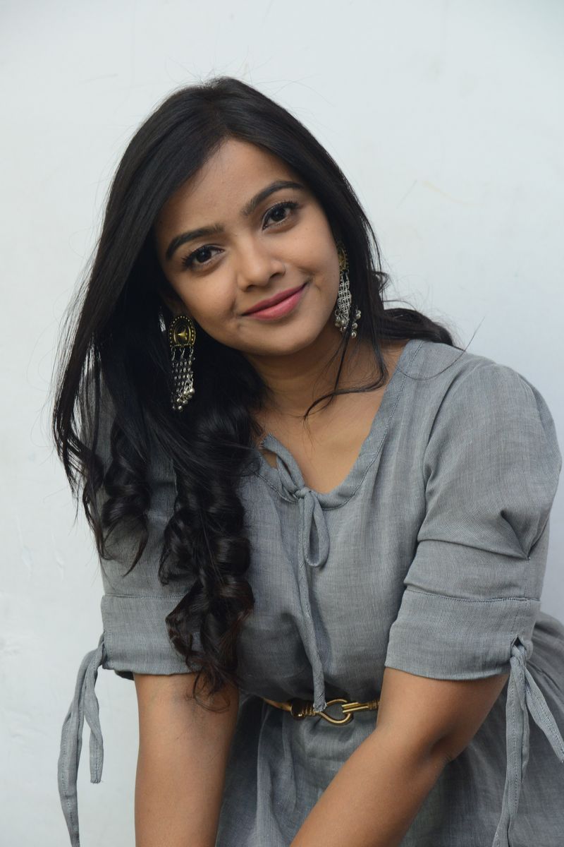 Nitya Shetty stills at O Pitta Katha movie press meet