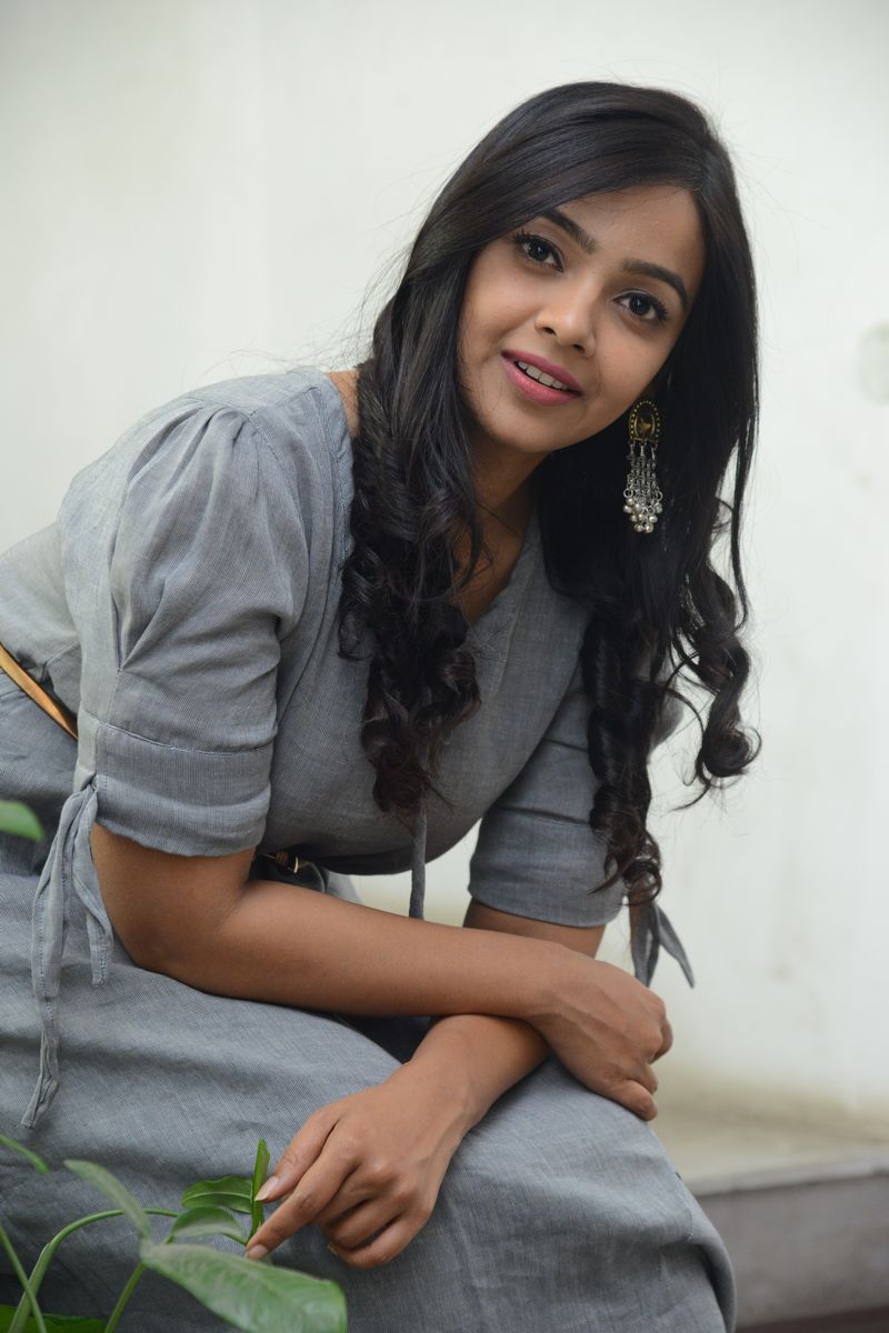 Nitya Shetty stills at O Pitta Katha movie press meet