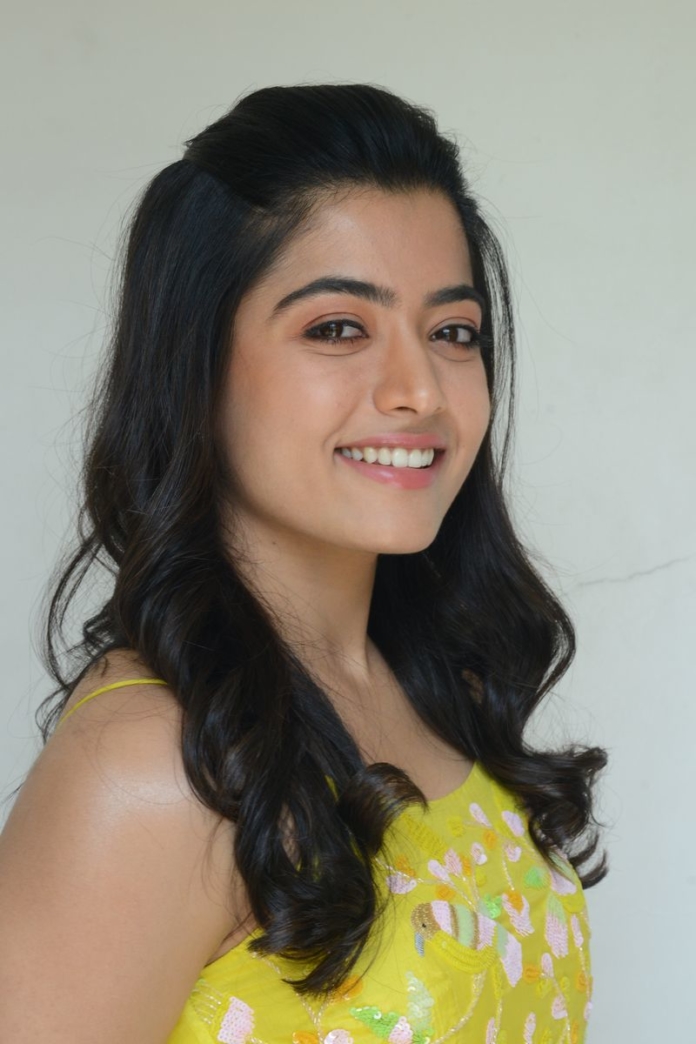 Rashmika Mandanna stills at Bheeshma movie interview