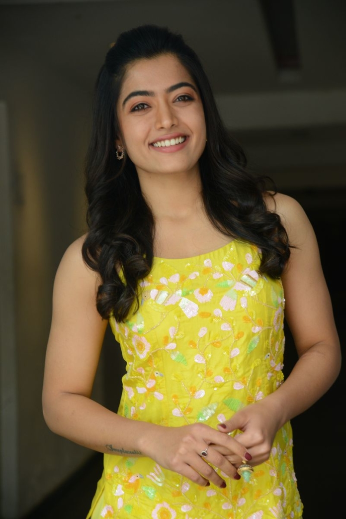 Rashmika Mandanna stills at Bheeshma movie interview