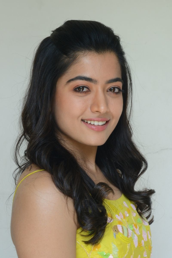 Rashmika Mandanna stills at Bheeshma movie interview