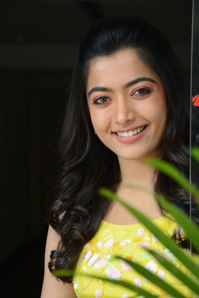 Rashmika Mandanna stills at Bheeshma movie interview