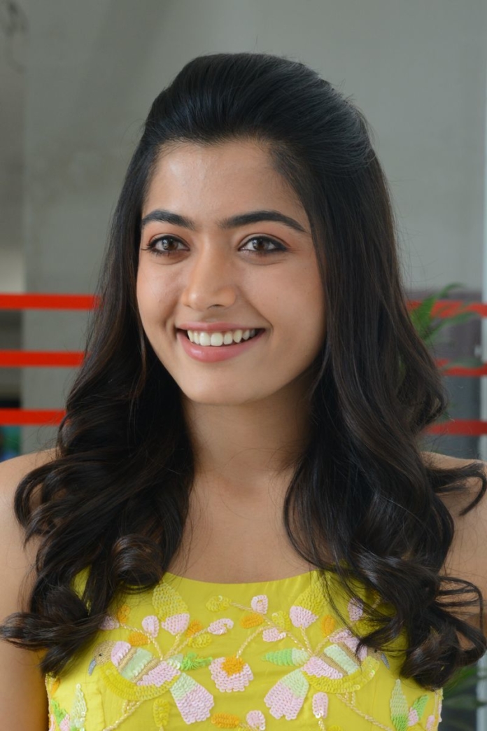 Rashmika Mandanna stills at Bheeshma movie interview