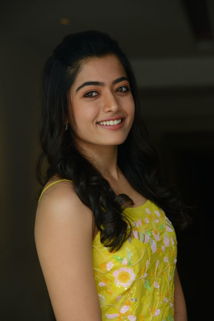 Rashmika Mandanna stills at Bheeshma movie interview