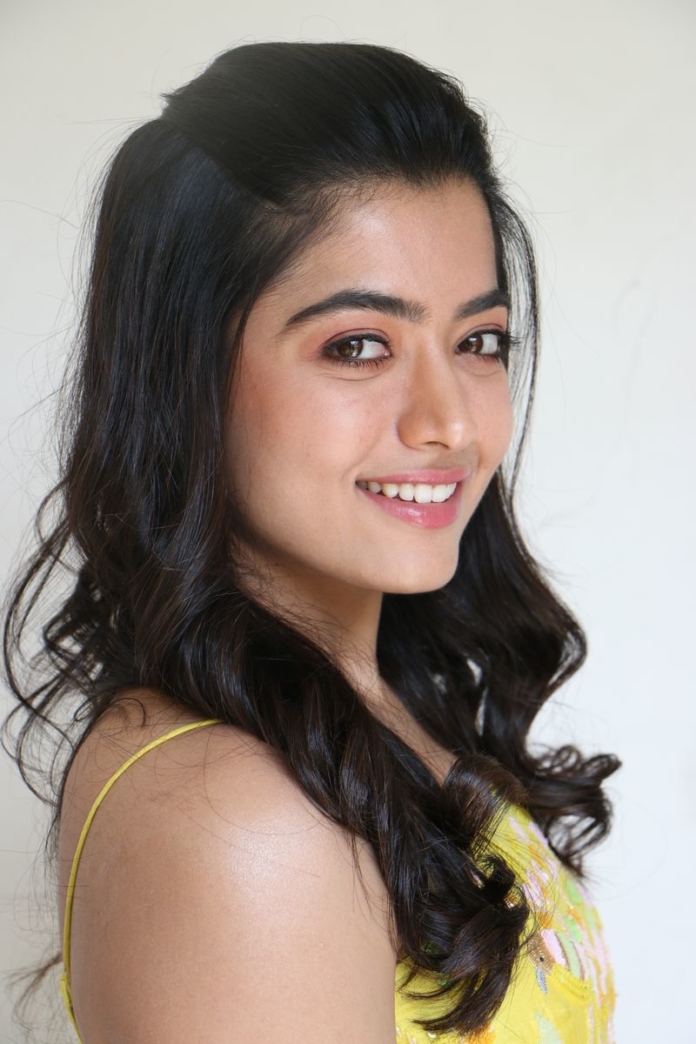 Rashmika Mandanna stills at Bheeshma movie interview